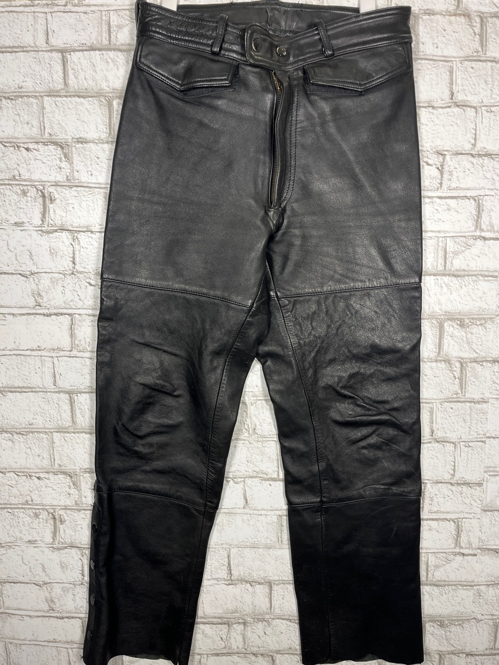 Hein Gericke exclusively for Harley-Davidson Black Leather Motorcycle Pants